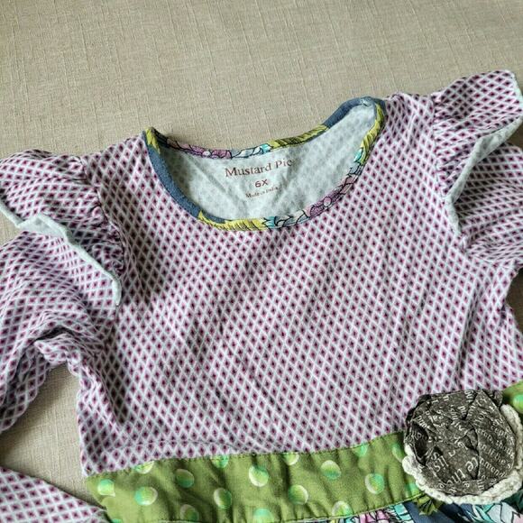 Mustard Pie Emerald Dance Dress + Leggings - Picture 9 of 12